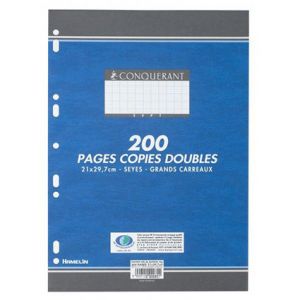 PAQUET 200 PAGES COPIES DOUBLES A4 SEYES